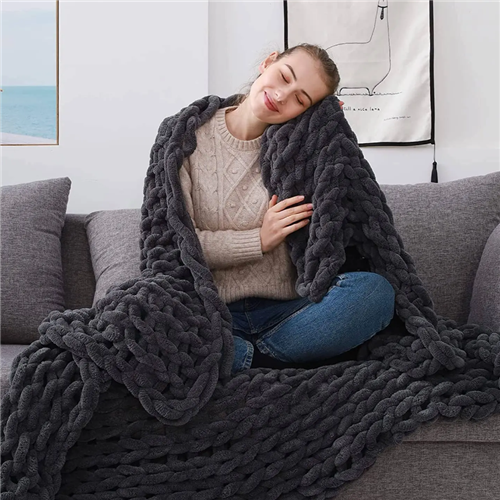 Chunky Knit Blanket