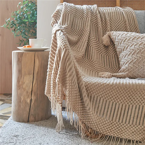 Knitted Throw Blanket